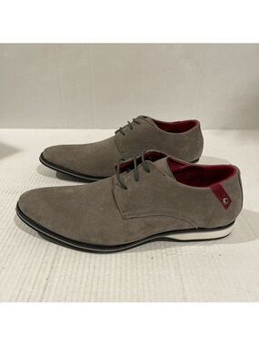 Men’s Royal Shoes Grey Faux Suede Oxford Size 8.5 US!